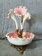 Decorated 2 Sides Victorian Epergne As Is Nr