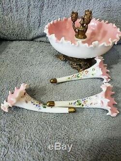 Decorated 2 sides Victorian Epergne As Is NR