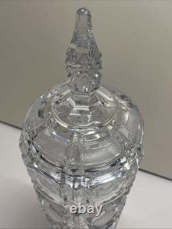 Dorflinger, USA Antique Crystal 17 Tall Lidded Bonbonniere' (Candy or Dish)