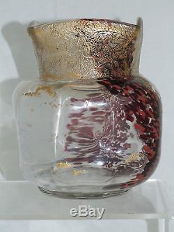 ERNEST BAPTISTE LEVEILLE SPECTACULAR ART NOUVEAU GLASS Ca. 1880