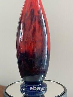 Early Muller Freres Vase, Signed