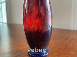 Early Muller Freres Vase, Signed