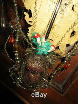 Exquisite antique Christmas tree ornament/Gablonz, Art Nouveau/Victorian