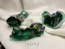 FENTON CAT LOT OF 3 CATS EXTREMELY RARE LIMITED ADDITION ALL ARE of 1271 OF 1950