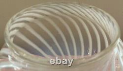 Fenton Art Glass Opalescent Swirl Globe Form Lamp Shade EC BEAUTIFUL