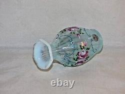 Fenton Art Glass Optic Ocean Blue Vase #299 of 1,250- Signed D. Robinson