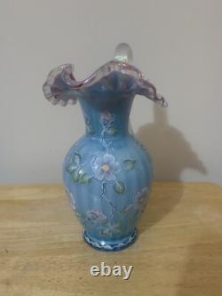 Fenton Glass Connoisseur Collection Victorian Art Glass Pitcher. Le #302/490 Fenton Glass Connoisseur Collection Victorian Art Glass Pitcher. Le #302/490