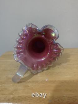 Fenton Glass Connoisseur Collection Victorian Art Glass Pitcher. Le #302/490 Fenton Glass Connoisseur Collection Victorian Art Glass Pitcher. Le #302/490