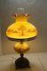 Fenton Lamp Hand Painted Signed Glass By B. Cowers