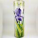 French Nouveau Art Glass Vase Antique Legras Mont Joye Acid Etched Floral Tgc