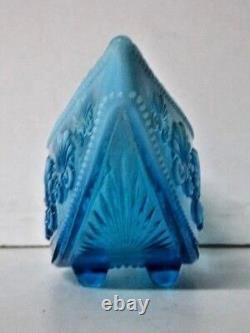 George Davidson Victorian Blue Pearline Boat War of the Roses Antique 1893 George Davidson Victorian Blue Pearline Boat War of the Roses Antique 1893