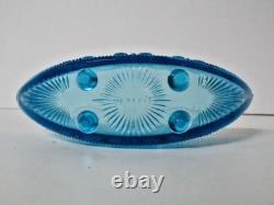 George Davidson Victorian Blue Pearline Boat War of the Roses Antique 1893 George Davidson Victorian Blue Pearline Boat War of the Roses Antique 1893