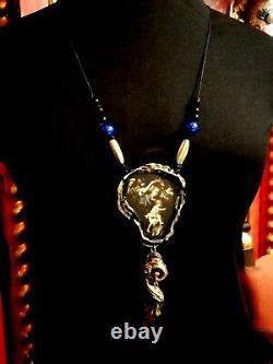 Guardian angel talisman necklace amulet pendant charm jewel good luck money love