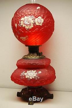 Gwtw Kerosene Oil Antique Banquet Victirian Parlor American Art Nouveau Lamp