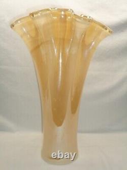 Handkerchief Glass Display Vase Murano Vetro Style Of Art Noveau Deco Victorian