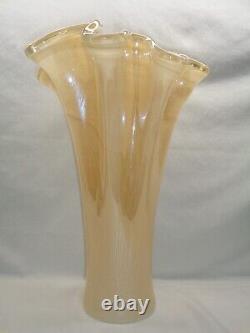 Handkerchief Glass Display Vase Murano Vetro Style Of Art Noveau Deco Victorian