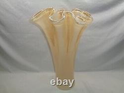 Handkerchief Glass Display Vase Murano Vetro Style Of Art Noveau Deco Victorian