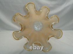 Handkerchief Glass Display Vase Murano Vetro Style Of Art Noveau Deco Victorian