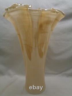 Handkerchief Glass Display Vase Murano Vetro Style Of Art Noveau Deco Victorian