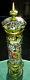 Huge 58cm Antique Bohemian Moser Glass C1900 Hand Enameled Pokal-alliance-toasts