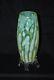 Huge Beautiful Victorian Vaseline Opalescent Art Nouveau 11 1/2 Vase 1880's