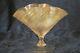 John Walsh Iridescent Fan Shaped Glass Vase C. 1900 Art Nouveau #141