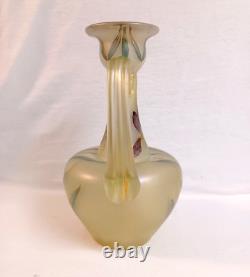 LOETZ Arcadia Iris Floral Hand Painted Ewer Vase PN I/7875 (623) DEK 1896 RARE