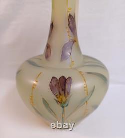 LOETZ Arcadia Iris Floral Hand Painted Ewer Vase PN I/7875 (623) DEK 1896 RARE