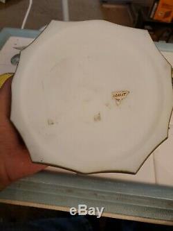 Large KELVA Hexagon Hinged Dresser BOX C. F. MONROE Wave Crest