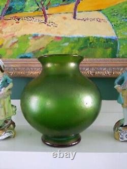 Loetz Austrian Antique Art Glass Vase. Collectible Glass. Rare Victorian Glass