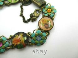 MICHAL NEGRIN Victorian Design Floral Bracelet Boutique Designer