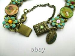 MICHAL NEGRIN Victorian Design Floral Bracelet Boutique Designer