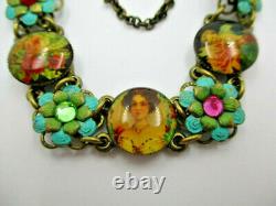 MICHAL NEGRIN Victorian Design Floral Bracelet Boutique Designer