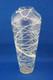 Murano Venezia Huge White Glass Paste Lattice Glass Vase 1900 Carlo Nason