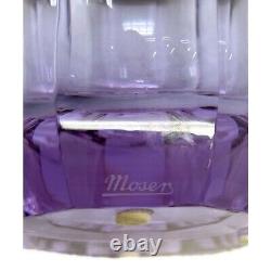 Moser Flower Vase Purple