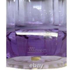 Moser Flower Vase Purple from japan