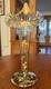 Moser Victorian Vase Gold Enamel Jack In The Pulpit Epergne Vase-trumpet 13.5
