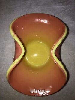 Mount Washington Art Glass Shiny Burmese Coupe Dish-Bowl-Victorian-1880s Webb
