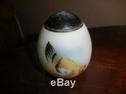 Mt Washington Egg Shaker Hand Painted Chicken with Lid