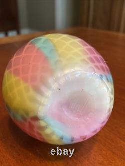 Mt. Washington RAINBOW Satin Art Glass