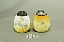 Mt. Washington Shakers withOriginal Rare Glass Holder 1 Unfired Burmese 1 Opal