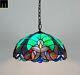 New Jt Tiffany Stained Glass 16 Inch Shade Victorian Style Pendant Lamp Home Art