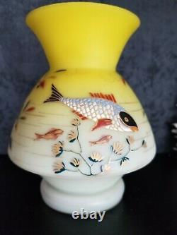 OUTSTANDING! Harrach Bohemian Czech enamel vase