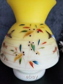 OUTSTANDING! Harrach Bohemian Czech enamel vase