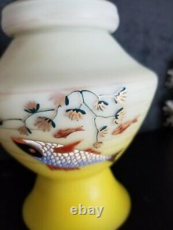 OUTSTANDING! Harrach Bohemian Czech enamel vase