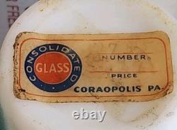 Phoenix Consolidated Dragonfly Cattail Satin Glass Vase Old withLable All Offers Phoenix Consolidated Dragonfly Cattail Satin Glass Vase Old withLable All Offers