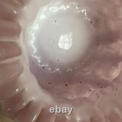 Phoenix Victorian 1800's Art Glass Pink Honeycomb Vase Joseph Webb Glossy RARE