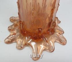 Rare 24 Stevens & Williams Art Glass Vase with Thorns c. 1880 ENGLISH Victorian