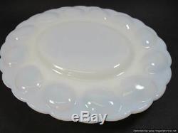 Rare Fenton Glass Amethyst Milk Glass Chicken Hen Server Dish Egg Plate