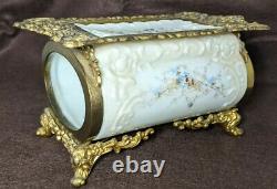 Rare Wave Crest C. F. Monroe Vanity Trinket Comb and Brush Holder